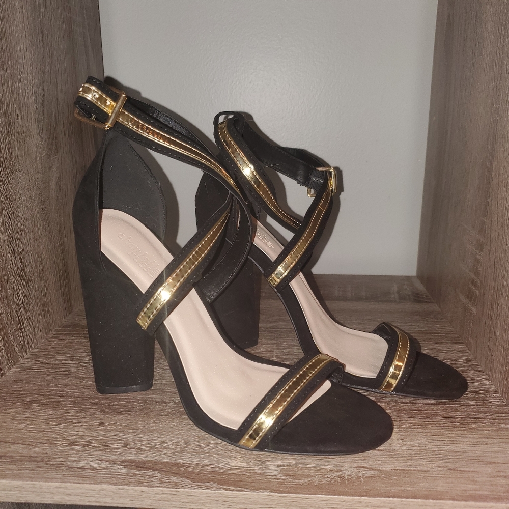Strappy heels